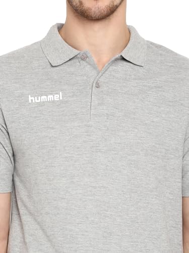 Image of hummel Go Cotton Logo T-Shirt 2.0 | Comfortable | Breathable Fabric | Durable | for Everyday Use | Ideal for Yoga or Gym | Cotton T-Shirt for Men