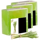 3 Stück Citronella-Seife, 100 g, natürliche Citronella-Seife für Menschen...