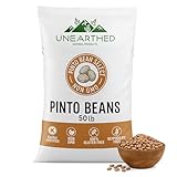 Unearthed Premium Pinto Beans 50 lbs– Non-GMO, Kosher, Gluten-Free, and High Protein, Pinto Beans - Vegan, Perfect for Soups, Chili, Rice &...