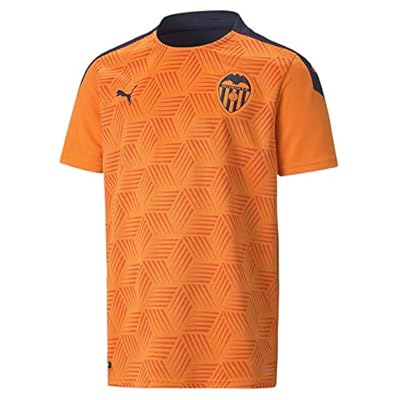 PUMA Vcf Away Shirt Replica Jr Camiseta, Unisex niños, Vibrant Orange/Peacoat, 140 | Ya disponible en tu tienda friki favorita! En mundofriki.es!