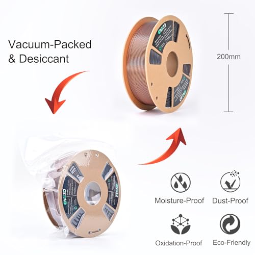 Image of OVV3D Silk PLA Filament 1.75mm, Dual Color PLA Filament 3D Printer Filament, Black Orange Multicolor 3D Printing Filament + /-0.02mm, Halloween Filament 1kg /2.2lb