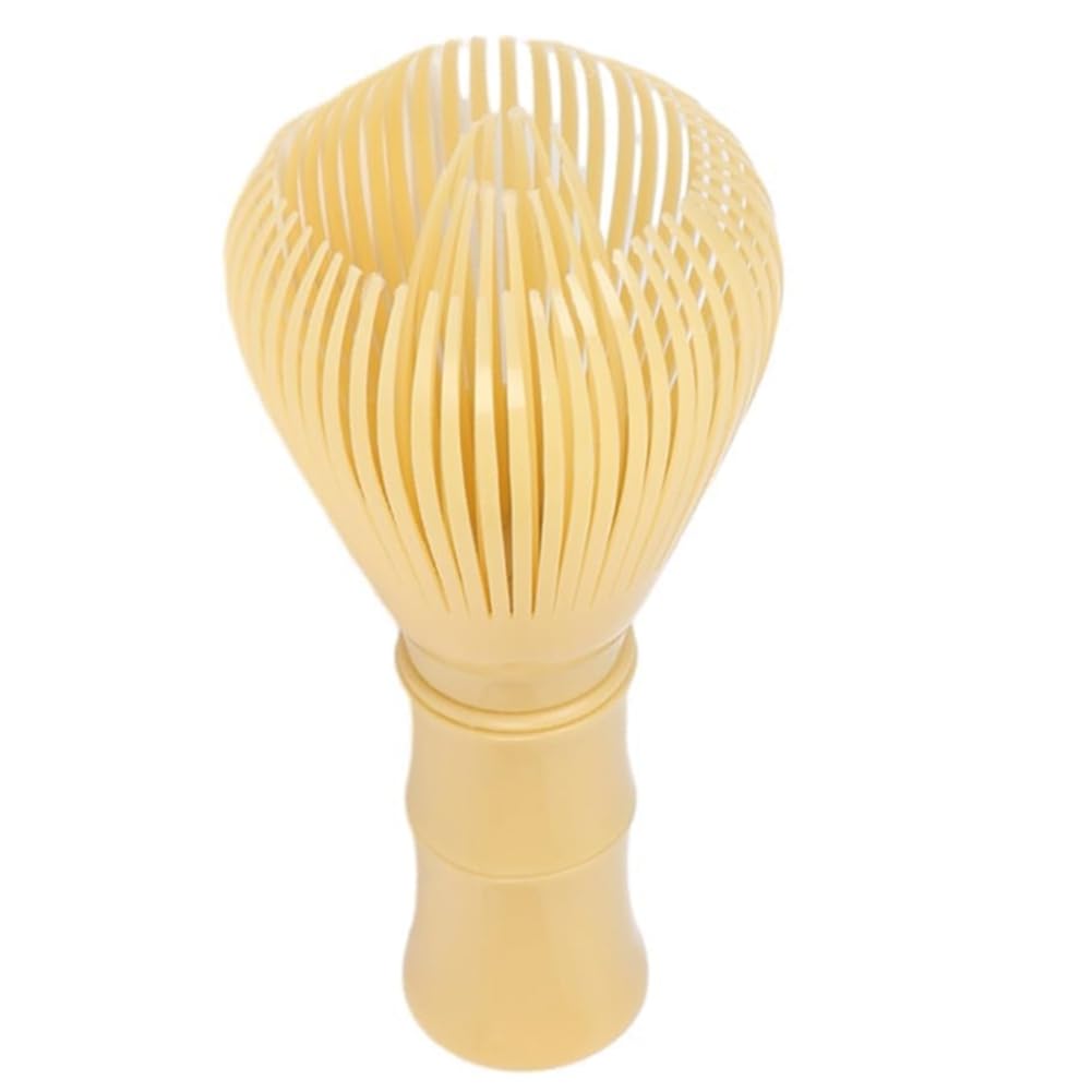 CTRLZS Traditional Matcha Whisk Reusable PP Resin Matcha Whisk Chasen Dishwasher Safe Matcha Stirrer Matcha Green Tea Yellow