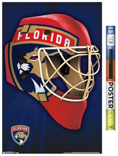 Trends International NHL Florida Panthers Mask 16 Wall Poster, 22.375