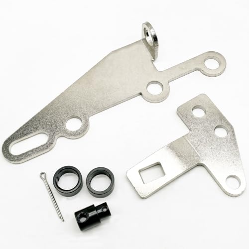 DarSeity 35498 Shifter Cable Bracket & Lever Kit for TH2004R TH250 TH350 TH400 TH700R4 4L60E 4L65E 4L80E 4L85E Automatic Transmissions