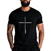 Qokbloi Fatherhood is Kingdom Work Shirt Fatherhood is Kingdom Work Tee Christian Fathers Day T-Shirt Black