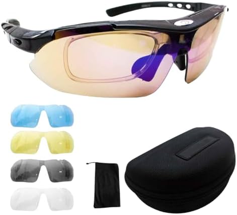 Kit Óculos Ciclismo Bike 5 Lentes Suporte Grau Ciclista