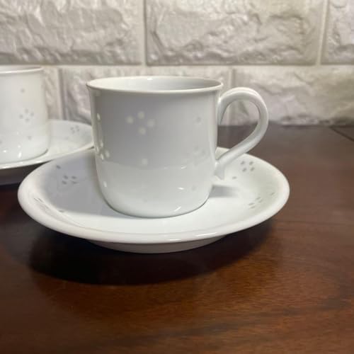 白山陶器 森正洋のコーヒーセット ポット、カップ、ソーサー7点 無印