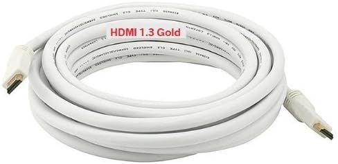 PTC 25ft Premium Gold Series White HDMI 1.4 Certified 24AWG CL2 Rated Cable for Blu-Ray, Cable and Satellite Boxes, X-Box, PS3, HD-DVR. applies to purchases from TheSmartDigital only