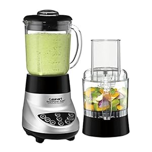 Cuisinart BFP-703BC Smart Power Duet Blender/Food Processor, Brushed Chrome, 3 cup, count of 6