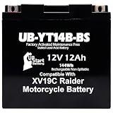 YT14B-BS 12V 12Ah for Yamaha Raider Battery