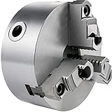 Mandríbula de Alta Precisión: El mandril de torno de metal de 3 mordazas es preciso. Ambos lados de los dientes de la mandíbula y las guías se mecanizan meticulosamente. 6" de diámetro exterior, par de entrada de 160 N·m y velocidad máxima de 3600 rpm. Eso asegura resultados de procesamiento ideales.