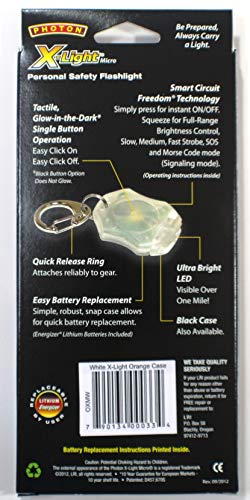Lri Oxmw Orange X-Light Micro Small Flashlight #TOP3