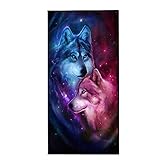 DESIGN UNIQUE VIBRANT ET COLORÉ: Un design unique et accrocheur qui permet de trouver facilement votre place et de se faire remarquer sur la plage. Avec adopter la technologie d'impression numérique, la couleur ne se décolore pas après des lavages répétés