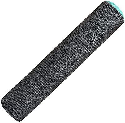 WXZX Shade Cloth -Black Sun Shade Fabric Sunblock Shade Cloth Roll, Shade Netting for Greenhouses, Plants, and Backyard Patio - 85% UV Resistant Mesh Netting Cover,2 * 100m/6.6 * 328ft