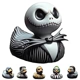 Generic Classic Horror Movie Character Duck, Halloween Horror Movie Duck, Office Desktop Car Dashboard Decoration (E)