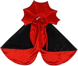 QINGHUAI Halloween Pet Cape,Cat Costume Halloween Pet Costumes Velvet Pet Cape | Outfit Vampire Cape, Halloween Pet Dress Up, Pets Cosplay Clothes for Cats Dogs Kitten Puppy Small Animals