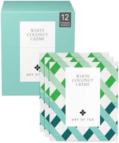 Pyramid Teabags- White Coconut Creme - 15 teabags