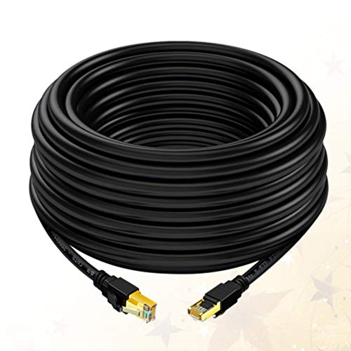 EXCEART Cabo Ethernet Cat8 Cabo de Rede Cat8 de Alta Velocidade Com Conector Rj45 Banhado a Ouro Res