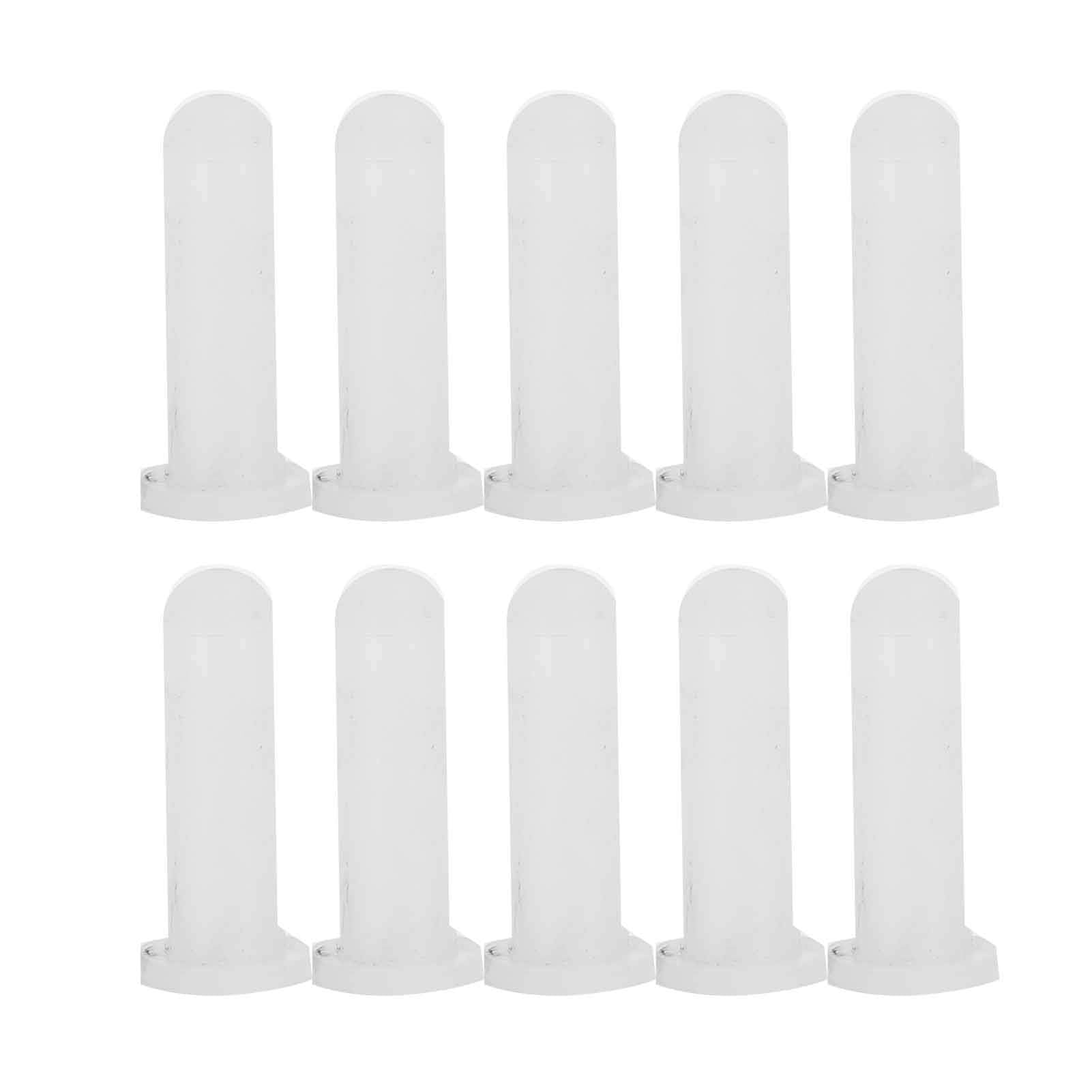 10pcs Lamb Feeding Nipple, Goats Sheep Cow Milk Bottle Bucket Nipple Replacement Soft Gel Pacifier