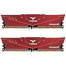 TEAMGROUP T-Force Vulcan Z DDR4 16GB Kit (2 x 8GB) 3200MHz (PC4 25600) CL16 Desktop Memory Module Ram - Red - TLZRD416G3200HC16CDC01