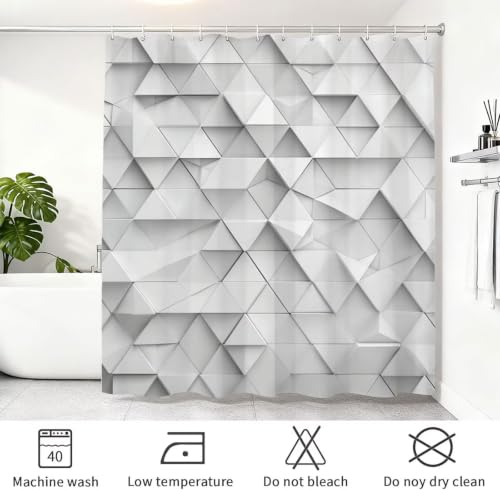 Rideau de douche en tissu polyester de qualité supérieure durable - 8