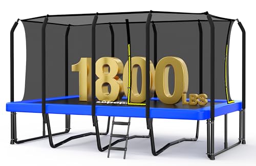 Zupapa 1800LBS Large Rectangle Trampoline