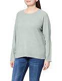 Ärmeltyp : Raglan-Ärmel ONLY Damen Basic Strickpullover  Einfarbiger Knitted Stretch Sweater  Langarm Rundhals Shirt ONLRICA, Farben:Mint, Größe:38