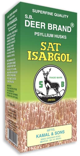 Image of Sat Isabgol Psyllium Husk HIRAN Brand 200g (Pack of 2)