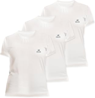 Kit 3 Camiseta Dry Basic SS FPS 50 Muvin – Manga Curta – Feminina – Proteção Solar UV50 – Camiseta Para Academia Treino Funcional – Pilates – Yoga – Corrida – Caminhada
