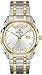Bulova Men's Classic Quartz Watch with Stainless-Steel Strap, Two Tone, 22 (Model: 98C127)