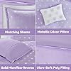 Intelligent Design Rosalie Overfilled Down Alternative Hypoallergenic All Season Bedding-Set, Twin/Twin XL, Purple/Silver #4