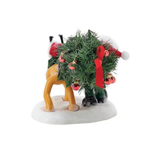 Figurine Disney Mickey et Pluto L'Arbre Parfait Department 56 16,5 cm