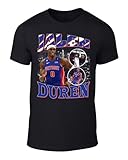 KeepYourHeadDown Shirts Black Detroit Jalen Duren Bootleg Style Throwback Style T-Shirt Men's Adult Large