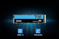 Lexar NM710 SSD 1 TB intern M.2 2280 PCIe 4.0 x4 NVMe GB – Ansicht 3