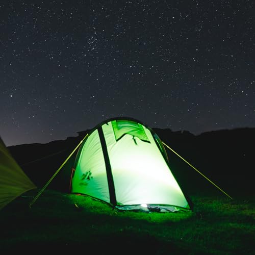 Image of Night Cat Ultralight Tunnel Tent: Waterproof Lightweight Two People Backpacking Tent for Outdoor Camping Hiking Treeking with Double Layers Aluminum Poles and Footprint
