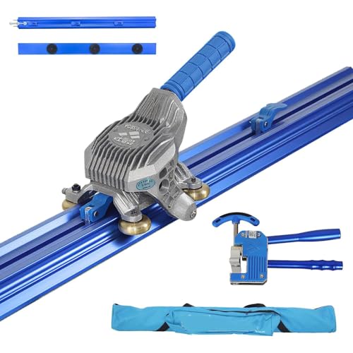 Cortador manual de azulejos para azulejos de cerámica y porcelana de gran formato, herramienta profesional de escritorio con diseño de doble vía para un corte preciso