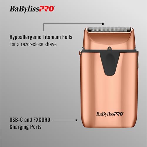 Image of BaBylissPRO UVFOIL UV-Disinfecting Metal Single-Foil Shavers