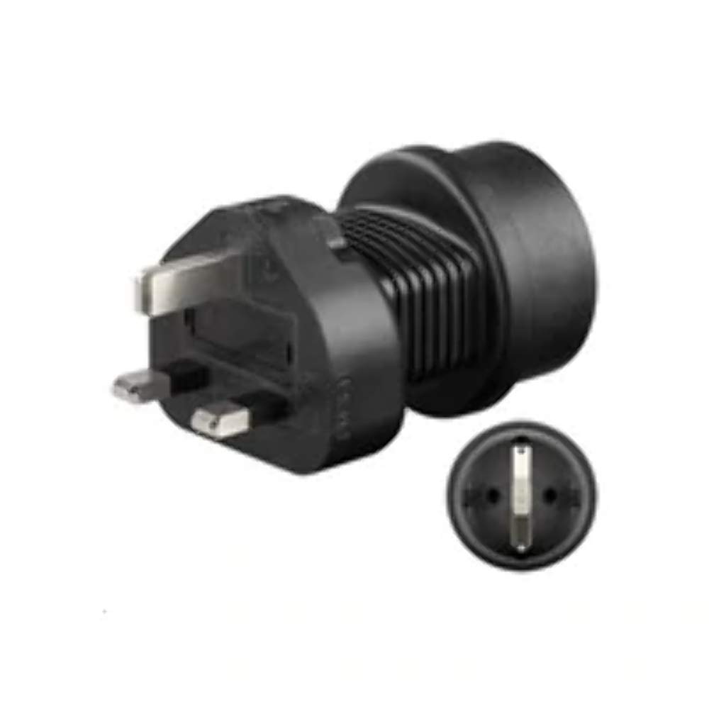 Microconnect Black Petravel1 Power Plug Adapter Type F