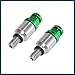 TUCKBOLD 2pcs M5x0.8 Motorcycle Screw Fork Air Bleeder Valve for Honda for Yamaha for Suzuki for Kawasaki Green Automotive Parts