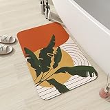 Chaelilife Super Absorbent Stone Bath Mats for Bathroom, Non Slip Machine Washable Bathroom Rugs, Qu