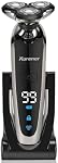 Electric Razor for Men Cordless 𝐒𝐞𝐧𝐬𝐢𝐭𝐢𝐯𝐞 𝐒𝐤𝐢𝐧 𝐂𝐚𝐫𝐞, Rotary Shavers for Men - 𝟒𝐃 𝐅𝐥𝐞𝐱 𝐁𝐥𝐚𝐝𝐞𝐬, IPX Waterproof, USB Fast Charging