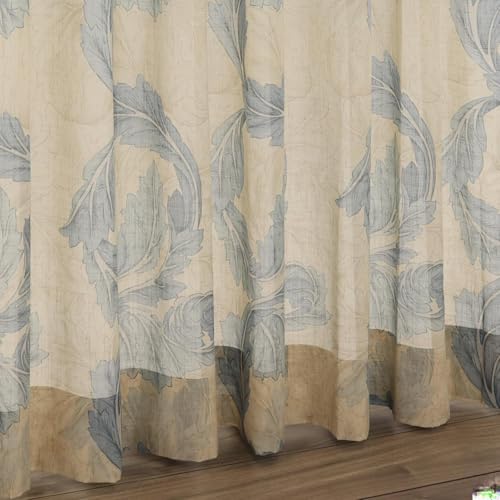 �쓇�D���Z���R�� Morris Design Studio �����X�f�U�C���X�^�W�I ���[�X�J�[�e�� �A�J���T�X�X�N���[���V�A�[ �u���[ 100×198 DC1719 ���{��