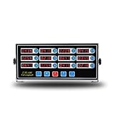 BIZOEPRO Kitchen Timers for Cooking, 12 Channel, Commercial Grade, Stainless Steel, LED Digital, Loud Alarm