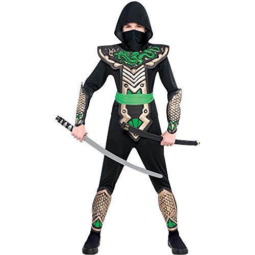Amscan Boys Ninja Dragon Slayer Costume - X-Large (14-16), Multicolor #TOP23