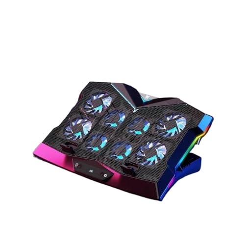 Enfriador para Laptop RGB con 8 Ventiladores y 2 Puertos USB miniatura 2