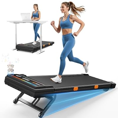 Walking Pad Treadmill with 15% Auto Incline, Under Desk Treadmill for Home with 300lbs Weight Capacity, 3.0HP Quiet Walking Pad Small Space & Office with Speaker, APP, Remote Control