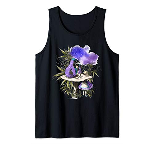 Weed Smoking Caterpillar Tank Top