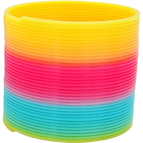 the dreidel company plastic multicolor coil spring goody bag fillers party favor for kids 334 inches 80mm single