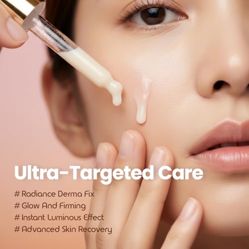 Omedi Radiance Derma Fix Serum Revitalizing & Firming Facial Treatment for Luminous Glow - Concentrated Booster Vitamin C, Niacinamide, Tranexamic Acid & Peptides - Antioxidant K-Beauty, 1.69 fl oz