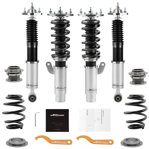 maXpeedingrods Combinés filetés à 24 niveaux d'amortissement pour BMW E46 berline 98-05 coupé